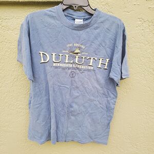 Duluth Minnesota T Shirt Size M Medium 27"L 19"P2P Gildan Ultra 100% Cotton